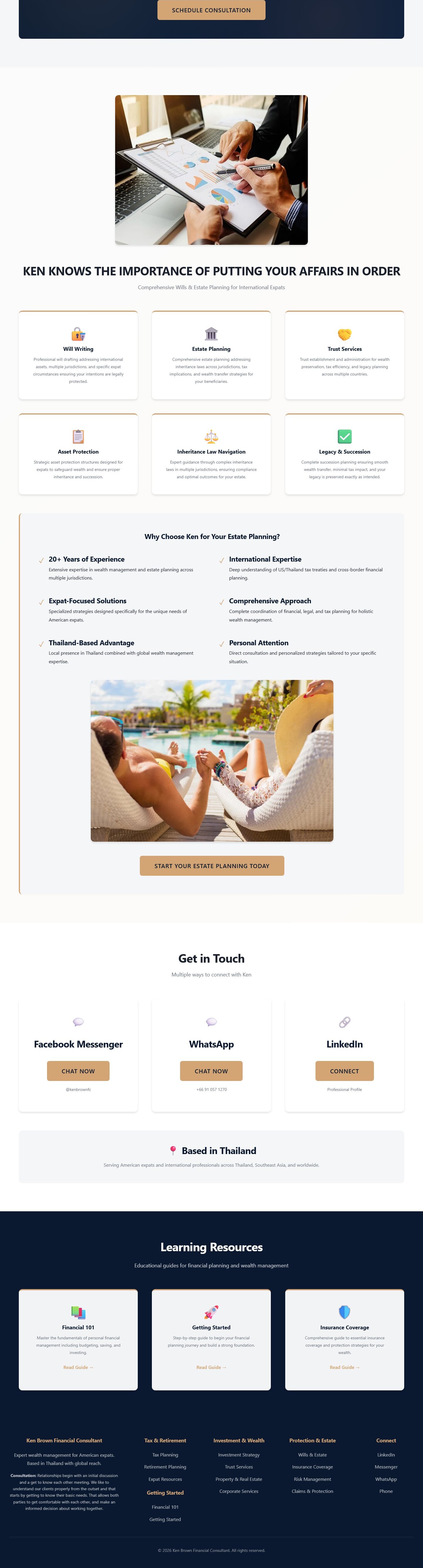 Ken Brown Financial Consultant — bottom half