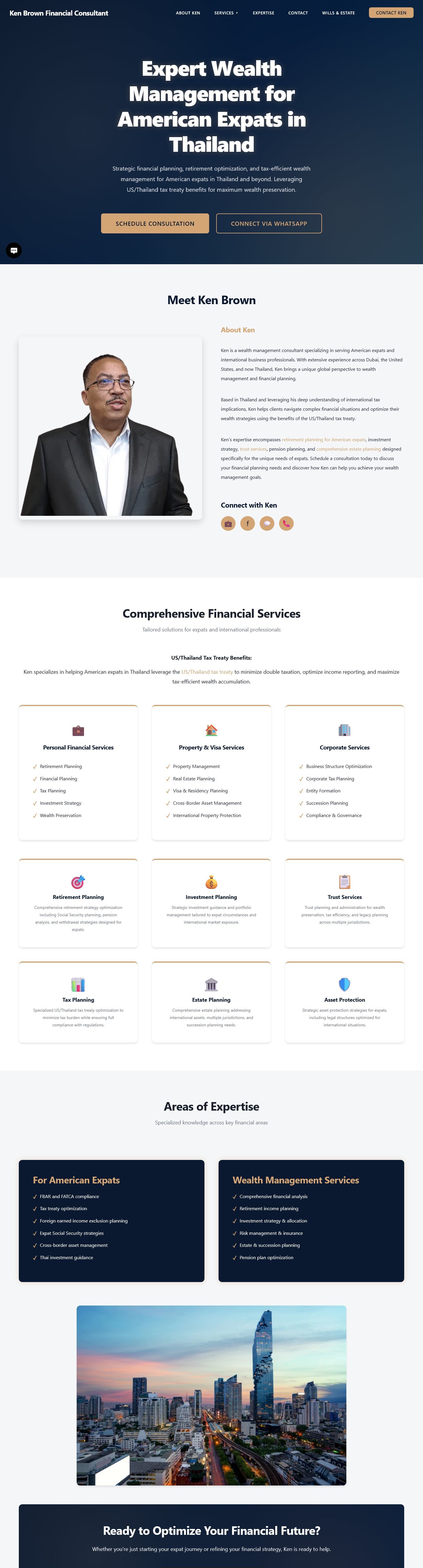 Ken Brown Financial Consultant — top half