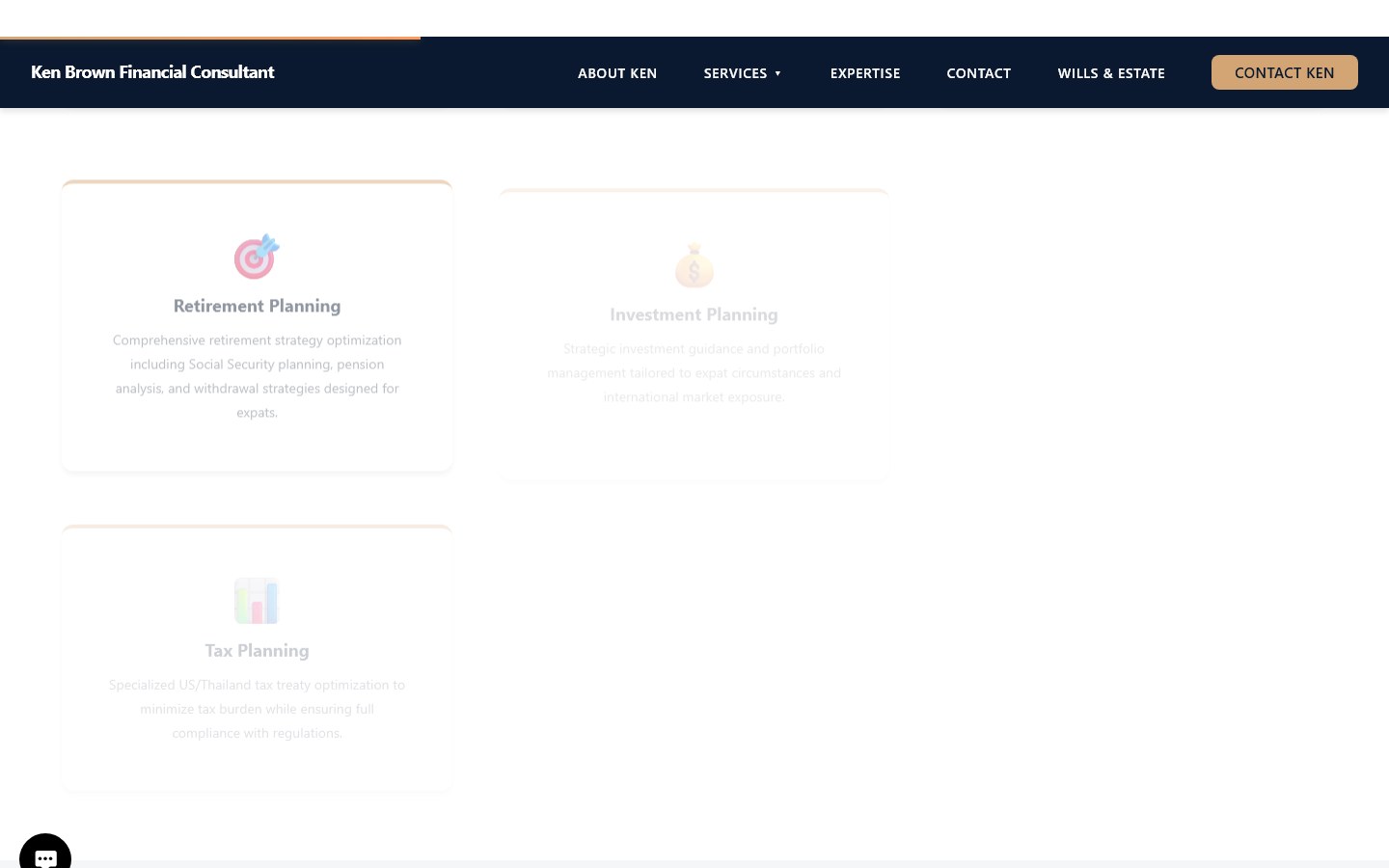 Ken Brown Financial Consultant — content
