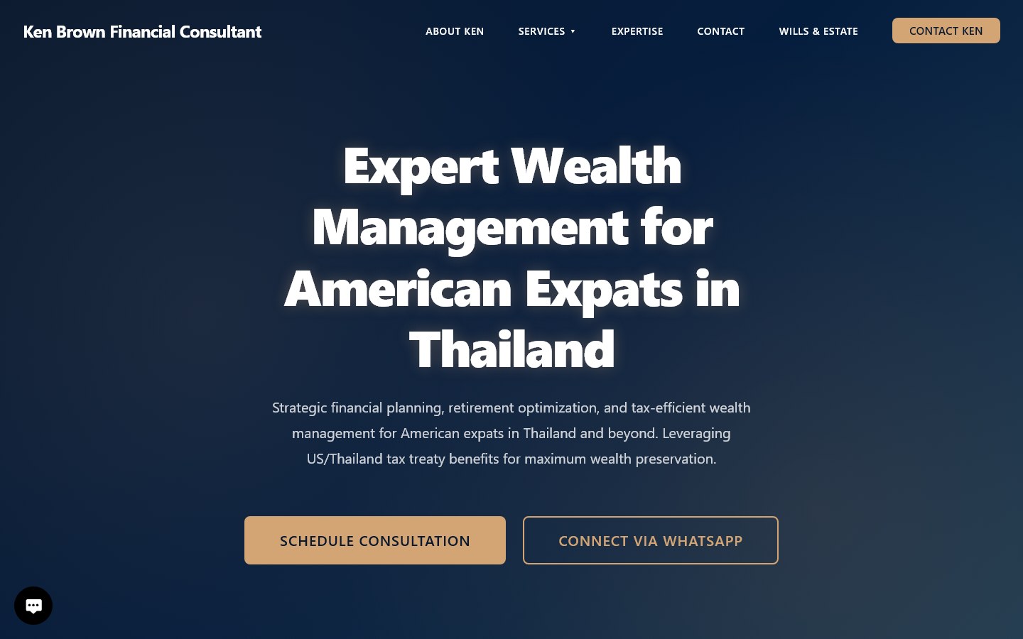Ken Brown Financial Consultant — hero