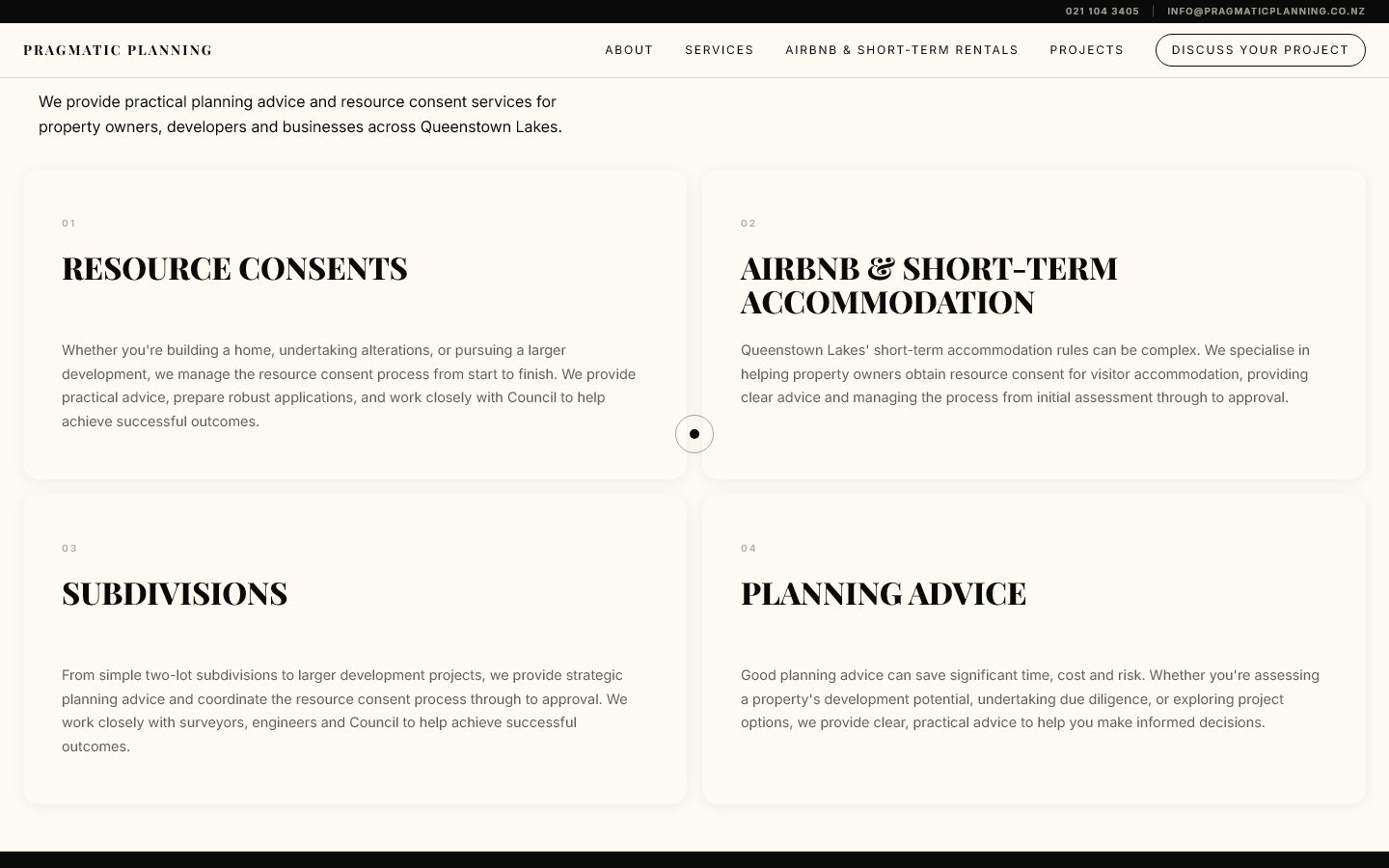 Pragmatic Planning content